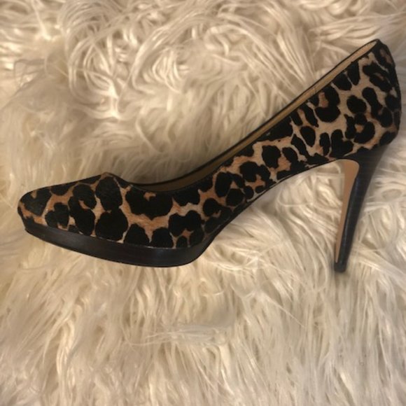 Coach leopard hair heels size 7.5B - Picture 3 of 8